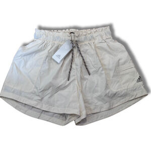 Adidas women XS multi sport shorts WONDER WHITE new with tags